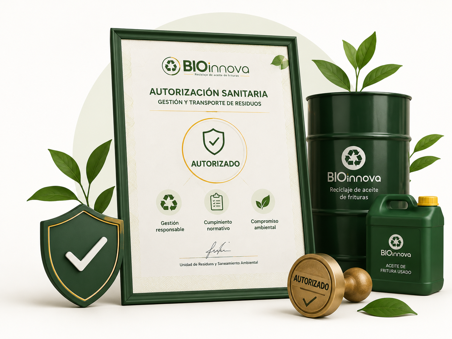 Aceite reciclado y compromiso ambiental